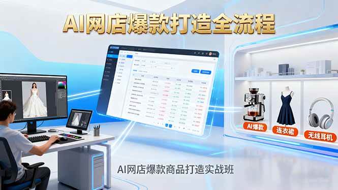 (1616期)AI网店商品图智能处理实战指南:技术应用与店铺搭建全流程解析