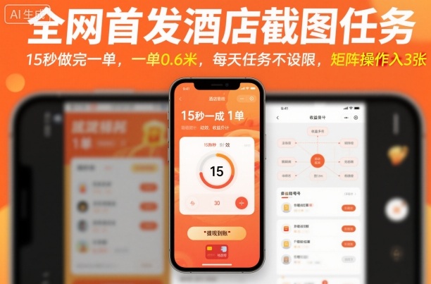 (1697期)酒店截图任务操作指南:15秒完成单次任务,每日无上限接单,多账号管理实现稳定收益