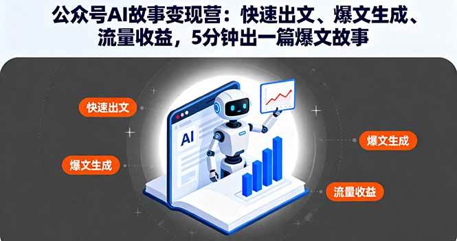 （1856期）公众号AI故事创作指南：快速构思与高效成文，助你打造热门故事内容