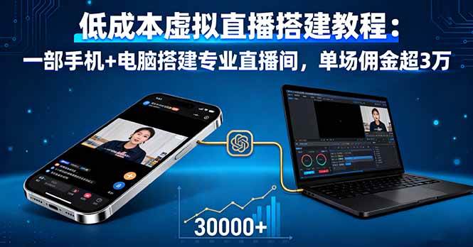 （1872期）手机电脑搭建虚拟直播间指南：从设备配置到场景设计，轻松实现专业直播效果