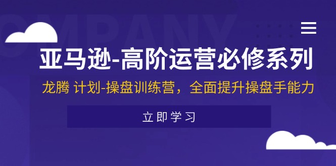 亚马逊高阶运营必修课:龙腾计划操盘训练营,系统提升实战技能与策略思维