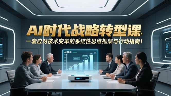 AI时代战略转型指南：构建系统性思维框架，掌握技术变革下的行动路径