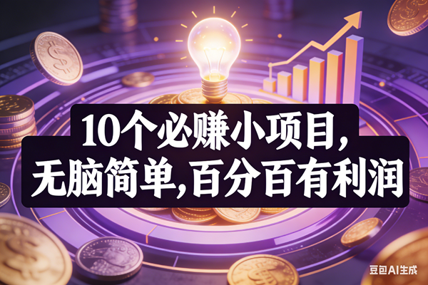 精选十个简易副业方向，操作轻松易上手，每日稳定收益助力个人成长
