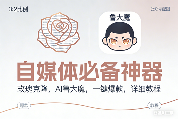 玫瑰克隆工具操作指南：AI鲁大魔功能详解与自媒体高效使用教程