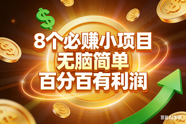 三个简易副业方向：操作门槛低，时间灵活可尝试，每日稳定增加收入