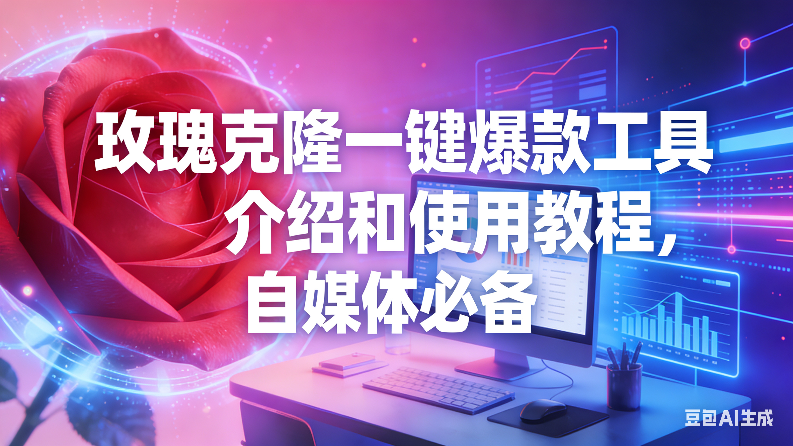（16772期）玫瑰克隆工具，自媒体必备，一键爆款工具详细介绍和使用教程
