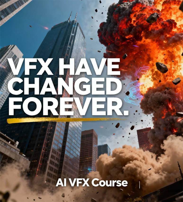 （17212期）AI视觉特效（AI VFX）实战课：运用前沿工具高效制作电影级爆炸、火焰、烟雾、环境和角色特效（2）