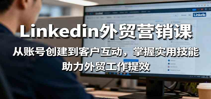 LinkedIn外贸营销课:从账号创建到客户互动,掌握实用技能,助力外贸工作提效