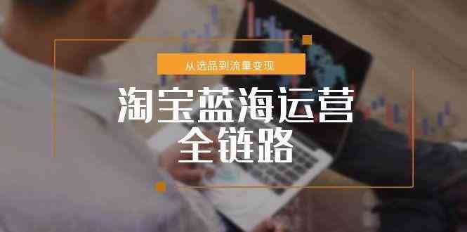 淘宝蓝海运营全链路,从选品到流量变现,小类目突围完整方案 淘宝蓝海运营全链路,从选品到流量变现,小类目突围完整方案