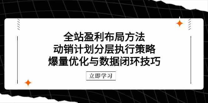 全站盈利布局方法:动销计划分层执行策略,爆量优化与数据闭环技巧 全站盈利布局方法:动销计划分层执行策略,爆量优化与数据闭环技巧