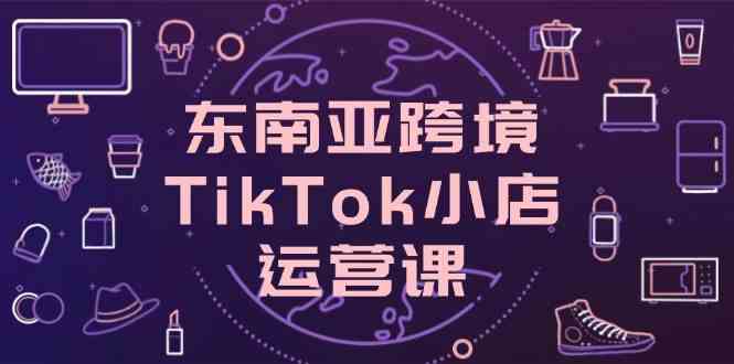 东南亚跨境TikTok小店运营课,掌握店铺设置与流量转化核心技巧