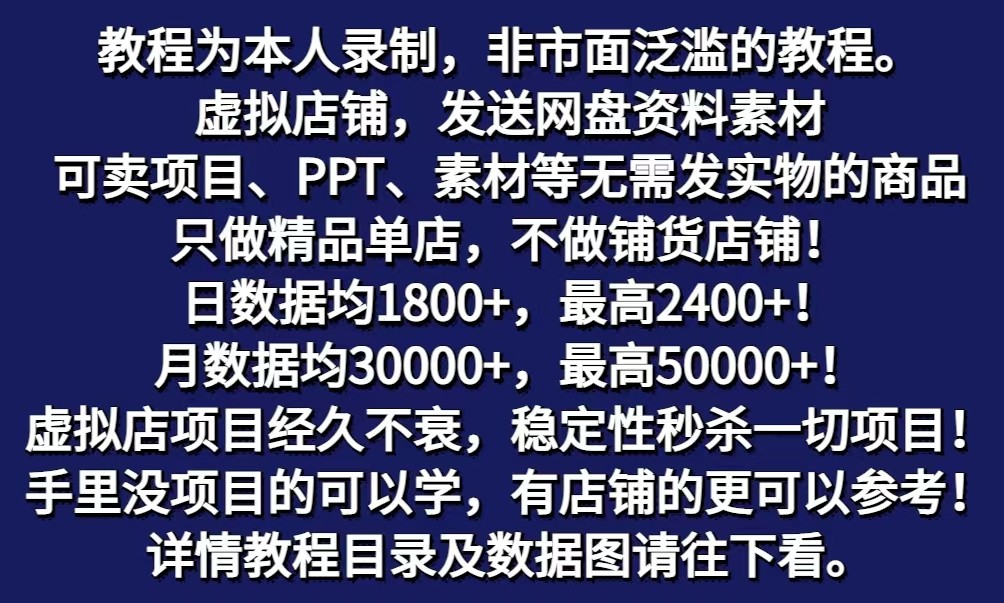 拼多多虚拟电商训练营月入40000+你也行，暴利稳定长久，副业首选（2）