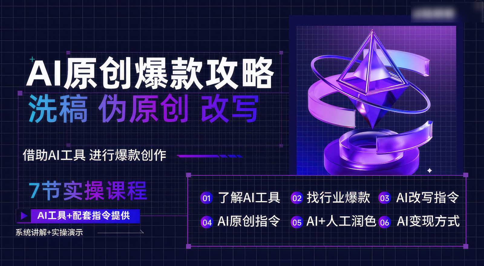 AI原创爆款攻略,洗稿改写伪原创必备,轻松创作10万+爆款文案