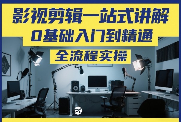 影视剪辑零基础入门、全流程实操教学、一站式精通指南