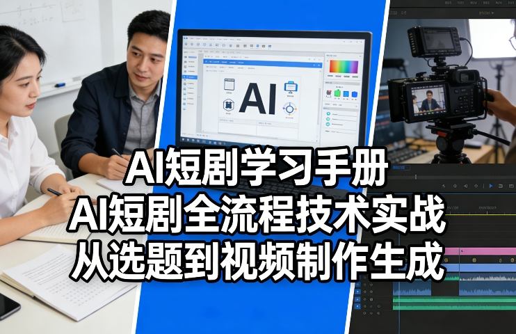 AI短剧创作实战指南、从选题策划到视频生成、全流程核心技术解析