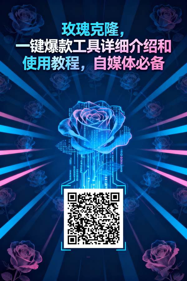 玫瑰克隆工具，一键去重爆款，自媒体必备神器，视频教程（4）