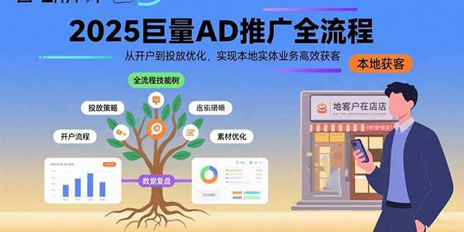(15608期)2025巨量AD推广全流程,从开户到投放优化,实现本地实体业务高效获客 (15608期)2025巨量AD推广全流程,从开户到投放优化,实现本地实体业务高效获客