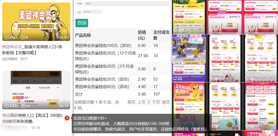 （13751期）美团神券/神会员_入门级教程，外卖券膨胀推广项目【蓝海市场攻略】（2）