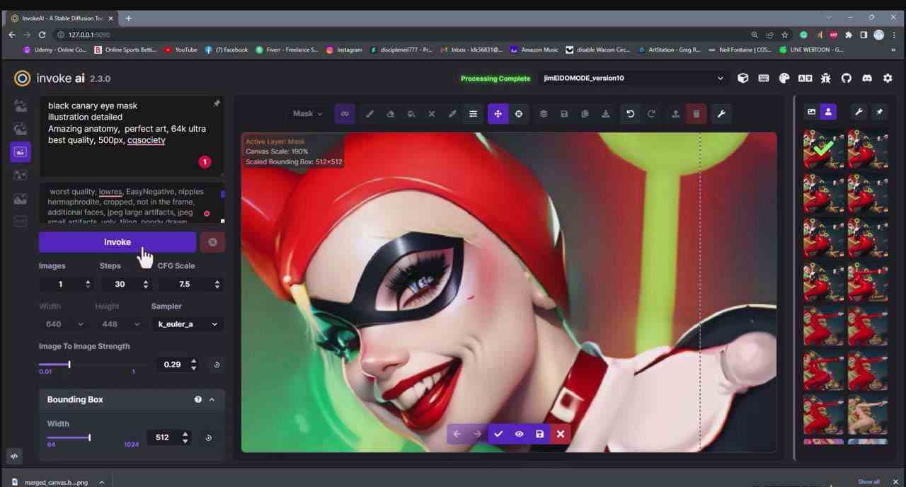 （9760期）Invoke AI 绘画教程-零基础创作可以销售的完美插图-49节-中英字幕（6）
