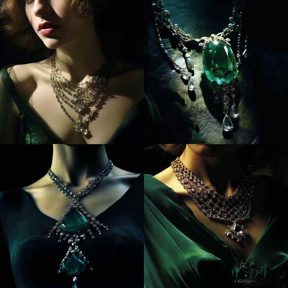 463个Midjourney珠宝摄影提示词:覆盖全品类珠宝,AI设计秒出专业效果(3) 463个Midjourney珠宝摄影提示词:覆盖全品类珠宝,AI设计秒出专业效果(3)