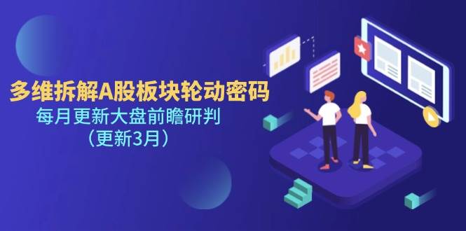 多维拆解A股板块轮动密码,每月更新大盘前瞻研判(更新3月)