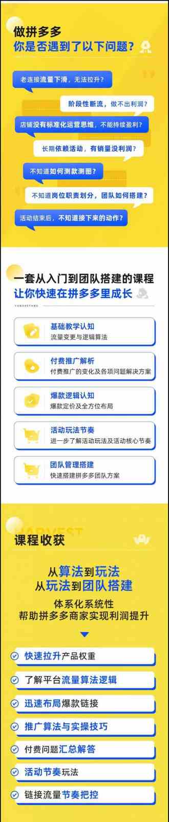 拼多多进阶课：极限拉升/盈利突破：从算法到玩法 从玩法到团队搭建（18节）（2）