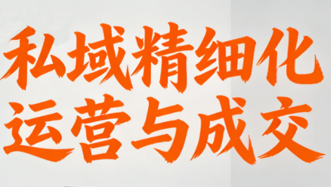 楚老师私域,精细化运营,高效成交