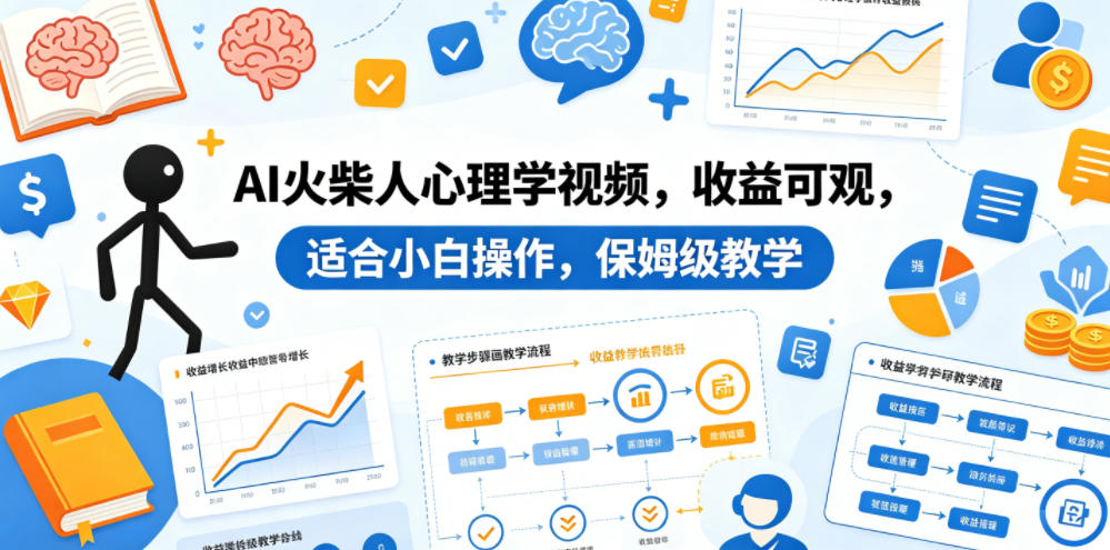 AI心理学视频，小白易上手，全程保姆教学