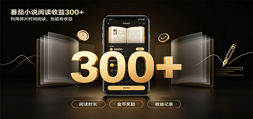 番茄达人变现新玩法，自动完成阅读任务获取时长收益，每日300+