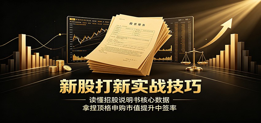 新股打新实战技巧:读懂招股说明书核心数据,拿捏顶格申购市值提升中签率