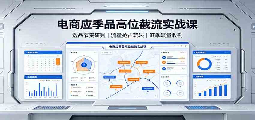 电商应季品高位截流实战课:选品节奏研判,流量抢占玩法,旺季流量收割 电商应季品高位截流实战课:选品节奏研判,流量抢占玩法,旺季流量收割