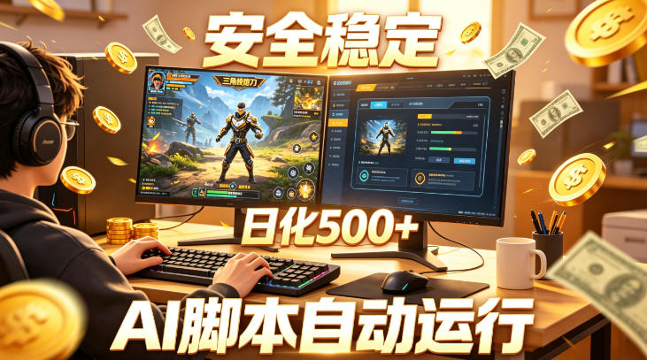 三角洲全自动挂G项目,AI脚本躺賺,日化500+,无需手动操作【揭秘】 三角洲全自动挂G项目,AI脚本躺賺,日化500+,无需手动操作【揭秘】