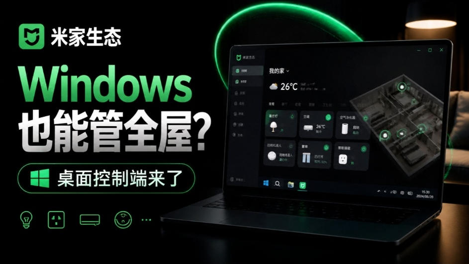 Windows电脑也能管全屋？这下真省心，米家生态桌面控制端来了，Github最新开源，MiHome-Windows
